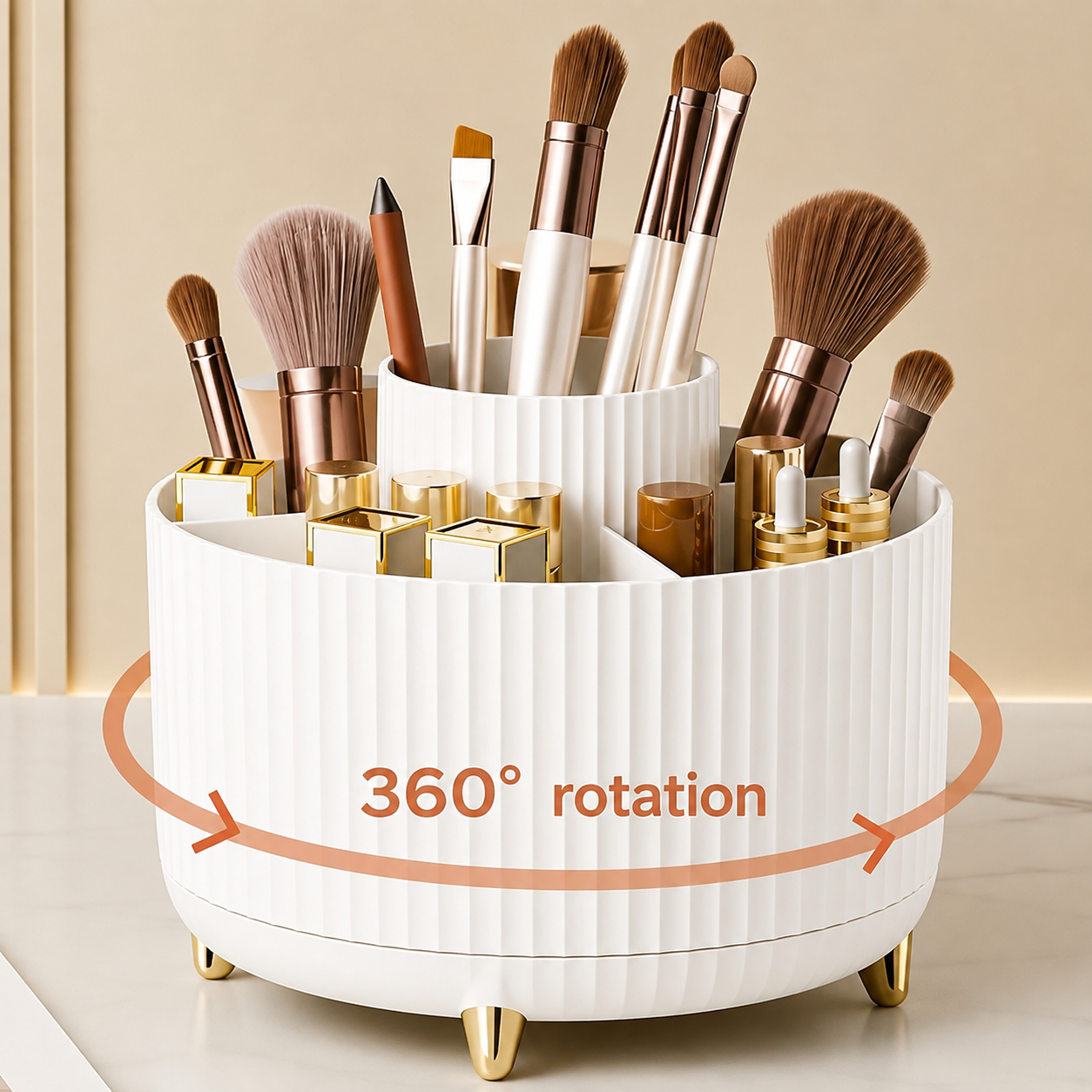 Organisateur de Maquillage Rotatif 360°