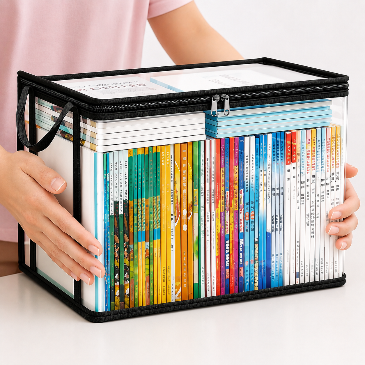 Boîte de Rangement Pliable pour Livres et Jouets