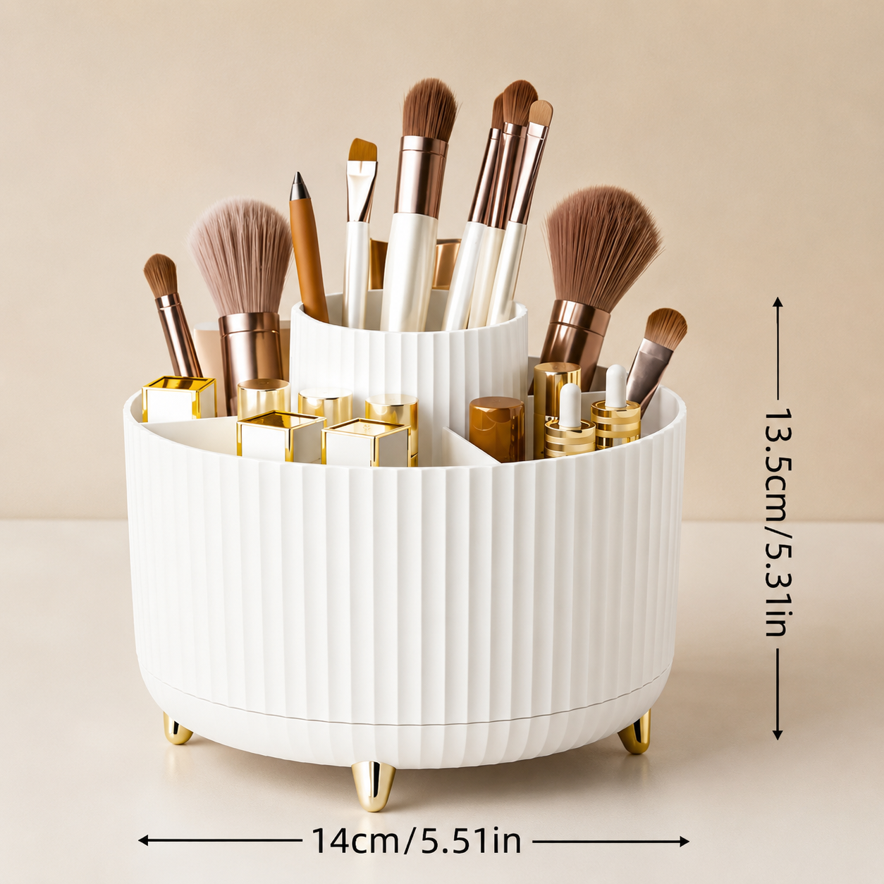 Organisateur de Maquillage Rotatif 360°