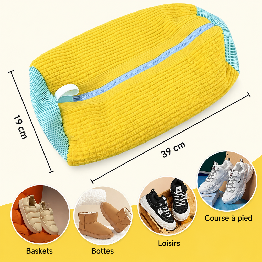 Sac de Lavage pour Baskets en Machine
