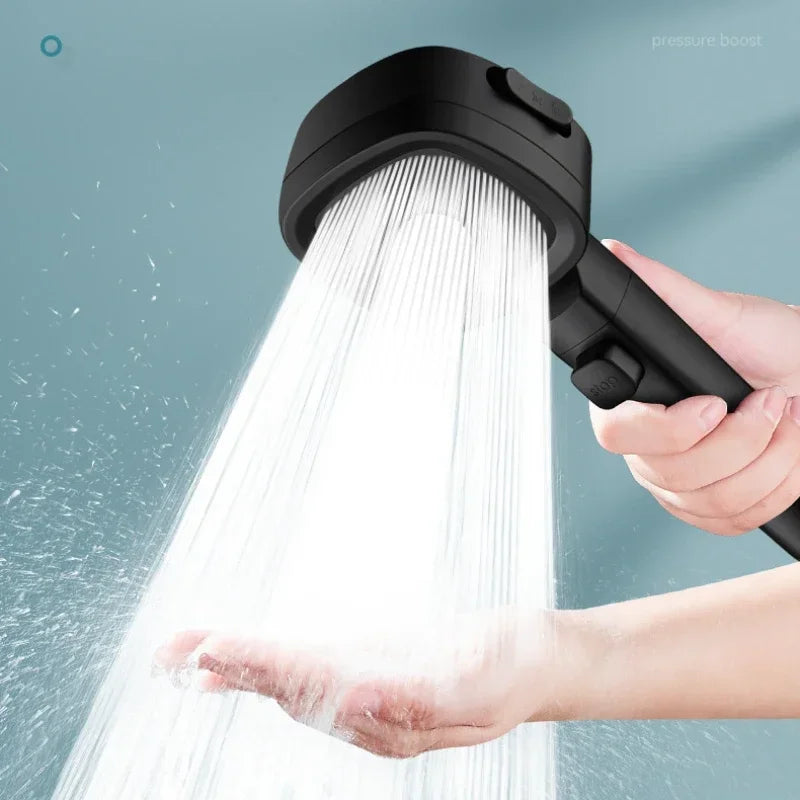 Pommeau de Douche Haute Pression 3 Jets