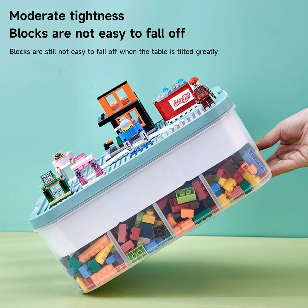 Boîte de Tri Empilable pour Briques et Petits Jouets