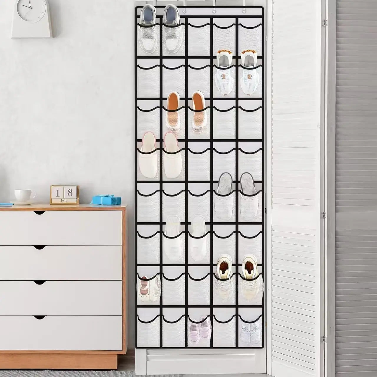 Range-Chaussures Suspendu pour Porte