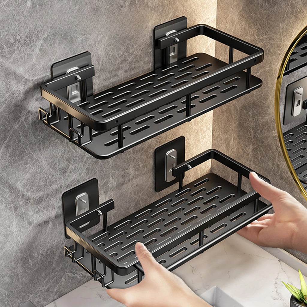 Étagère de Douche en Aluminium Sans Perçage