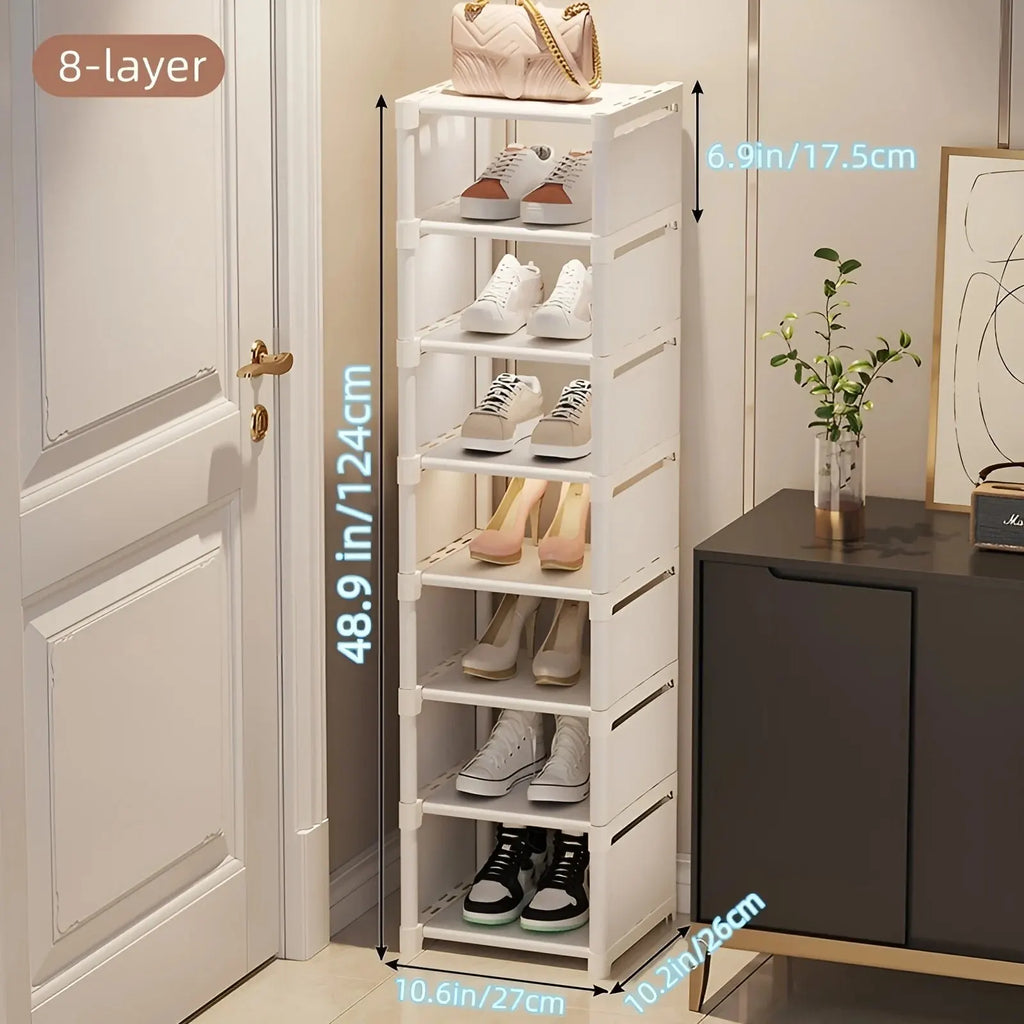 Étagère à Chaussures d'Entrée 6 ou 8 Niveaux