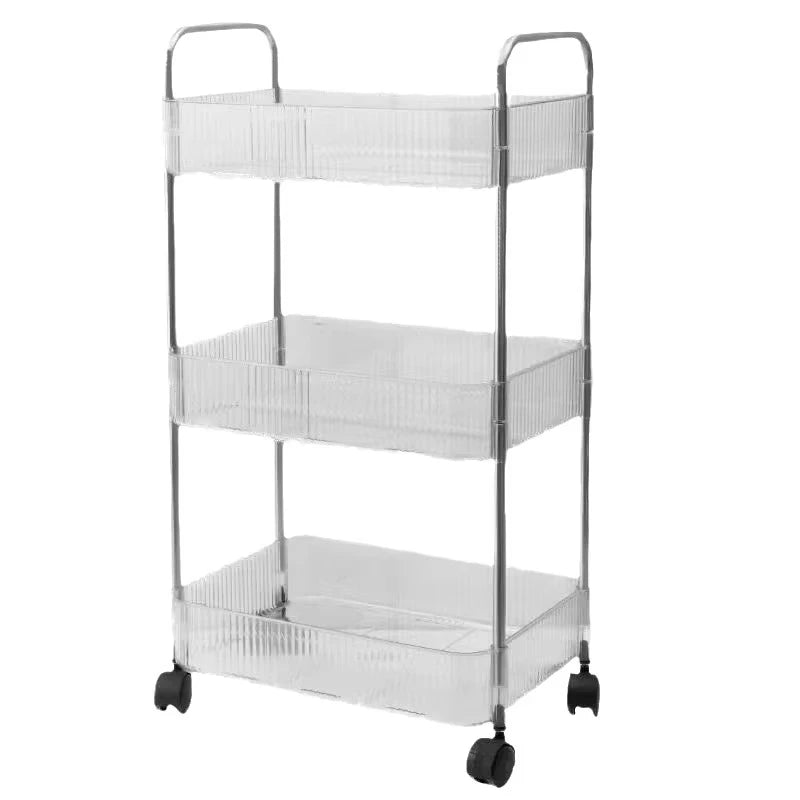 Chariot de Rangement à Roulettes 3 ou 4 Niveaux