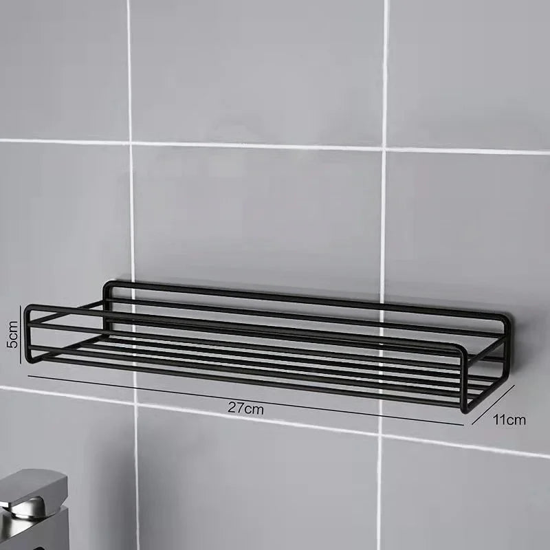 Étagère d'Angle Inox pour Douche Sans Perçage