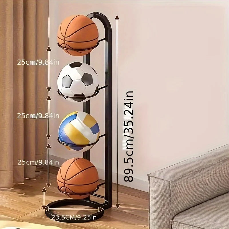 Support de Rangement pour Ballons en Métal