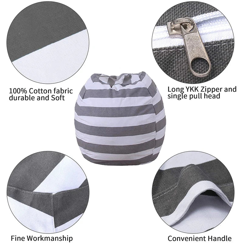 Pouf de Rangement pour Peluches (housse à remplir)