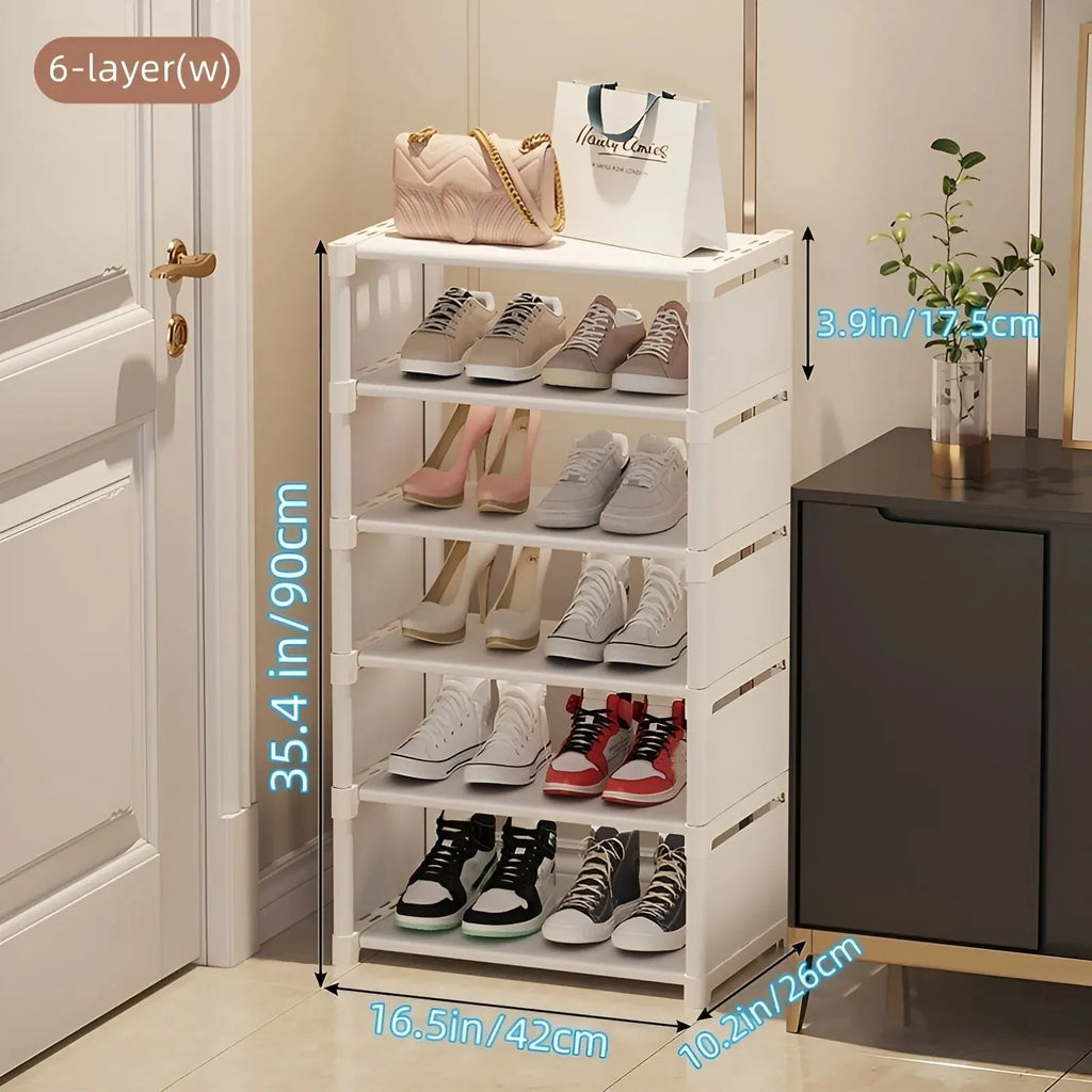 Étagère à Chaussures d'Entrée 6 ou 8 Niveaux