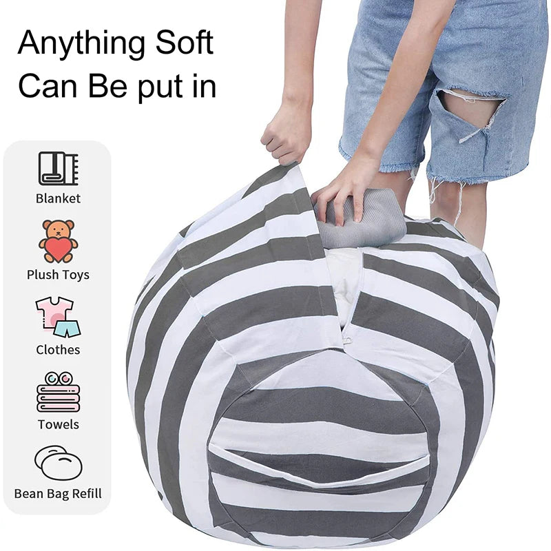 Pouf de Rangement pour Peluches (housse à remplir)
