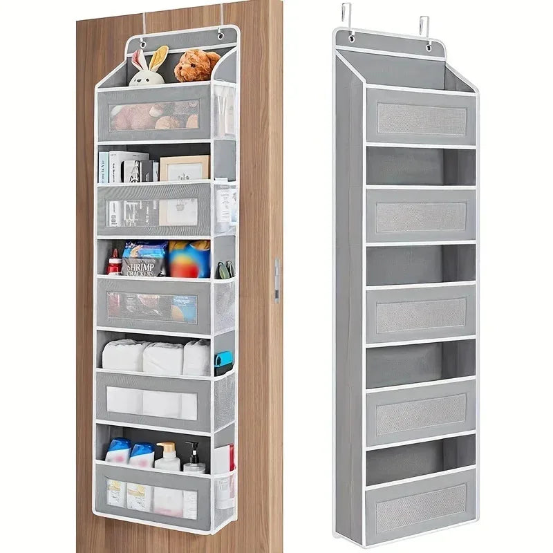 Rangement Suspendu 5 Étagères pour Porte de Placard