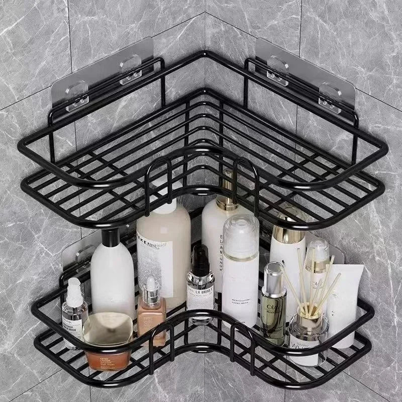 Étagère d'Angle Inox pour Douche Sans Perçage