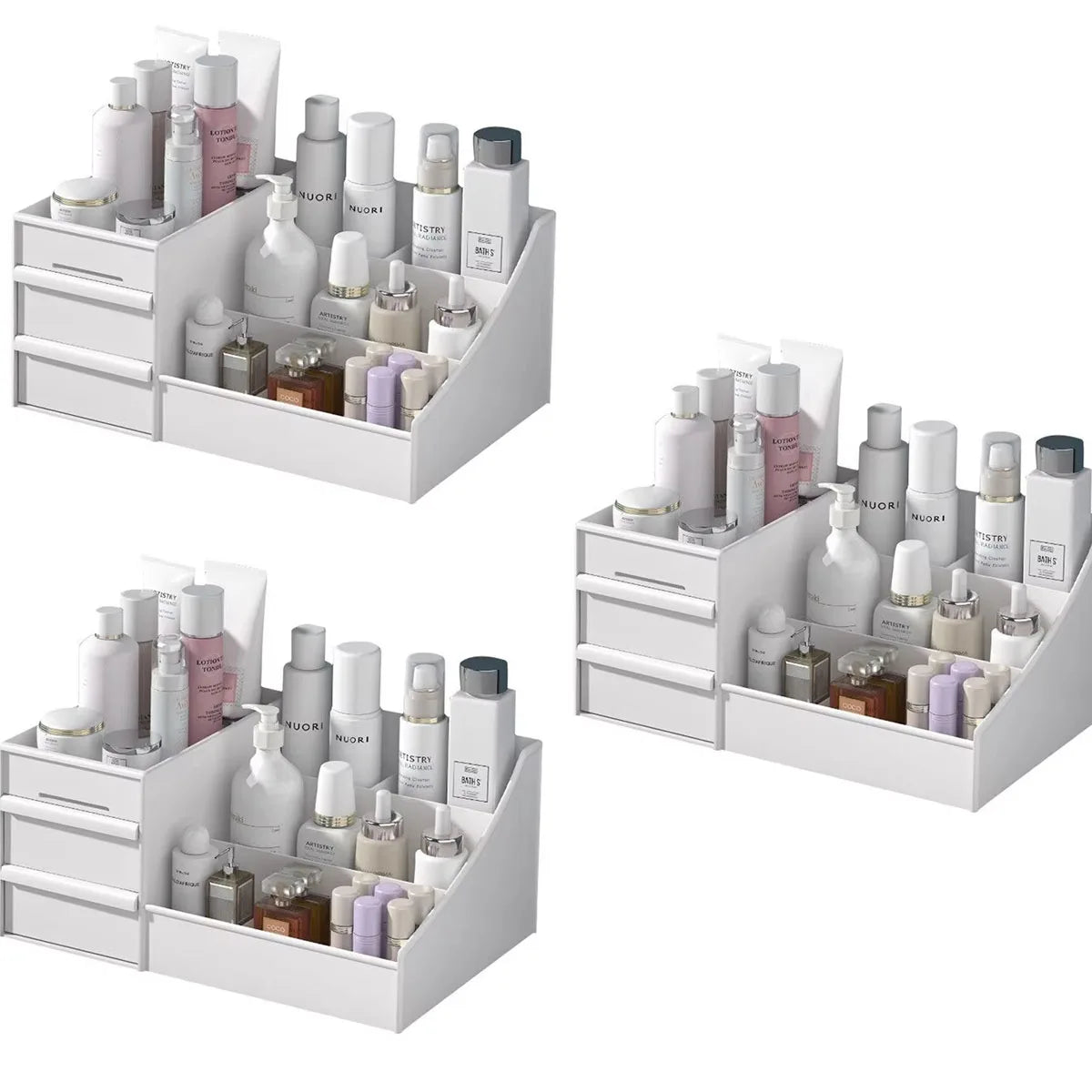 Boîte de Rangement Maquillage 9 Tiroirs